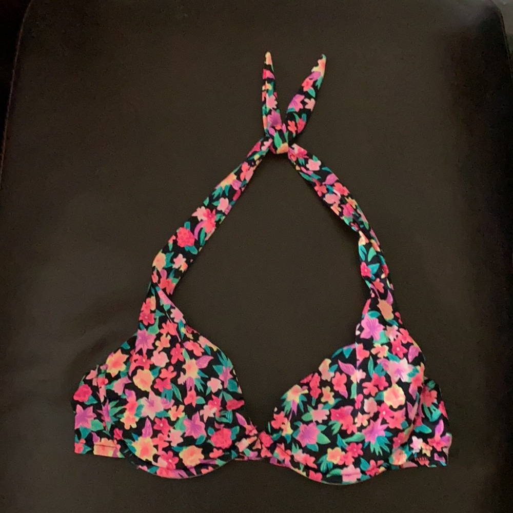 Floral 80s high waisted Vintage Victoria’s Secret Swim Suit bikini